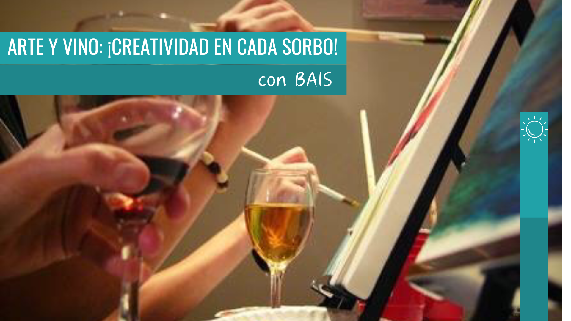 vino y pintura